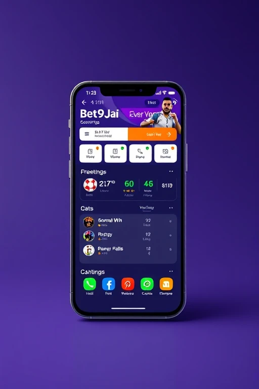 Bet9ja Mobile App on Smartphone