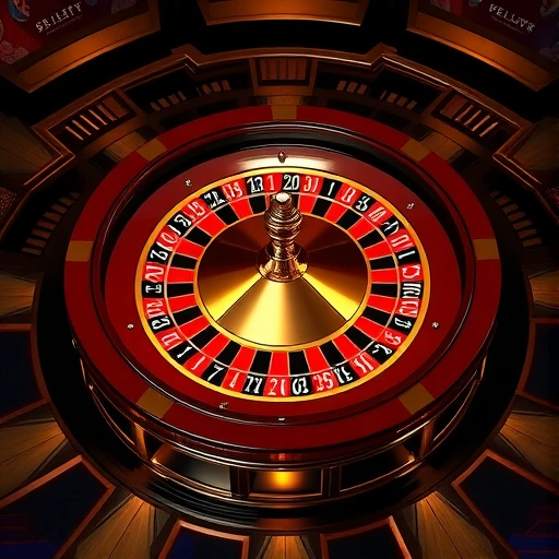 Luxurious roulette table